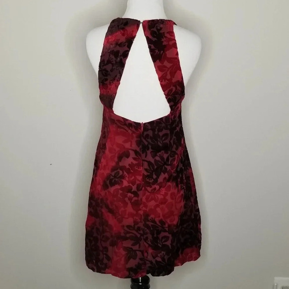 NWT Revolve Some Days Lovin Red Velour Dress S - Picture 4 of 7